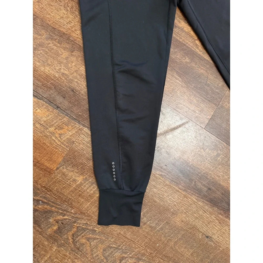 Nike Dri-FIT Women's Medium Black Tapered Running Jogger Pants Reflective